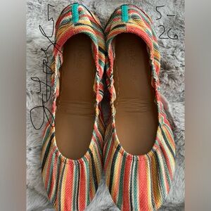 Tieks Vegan Sunset Stripe.
